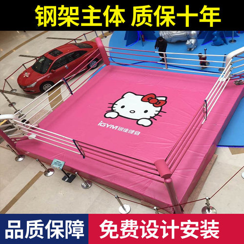 MMA搏击比赛训练八角笼 六角铁笼圆笼格斗搏击拳击散打擂台拳击台 - 图2