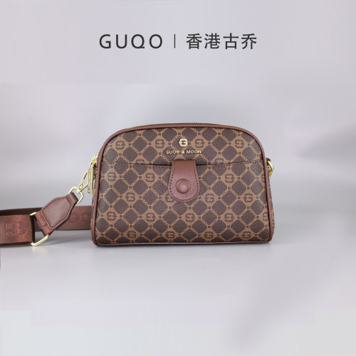 大金豆时尚字母 现货 香港古乔百搭2026新款休闲包斜挎包大金豆 - 图1