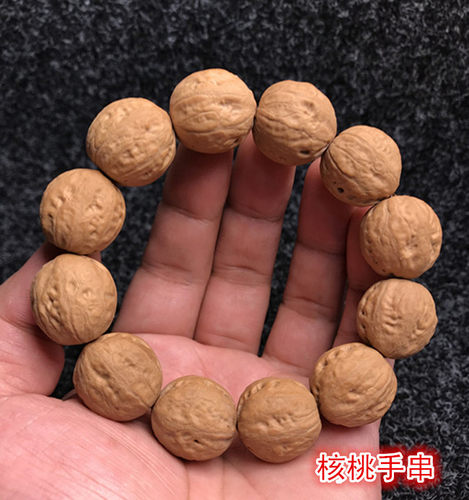 门头沟天然野生小核桃手串京八棱矮桩磨盘大肚秋子机刷包浆核桃串 - 图3