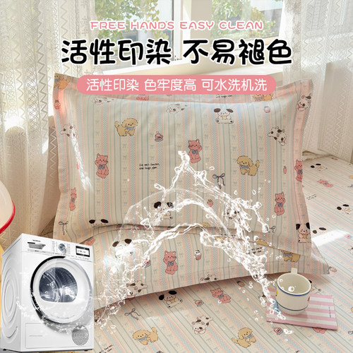 全棉枕套一对装48x74cm单人儿童枕头内胆罩纯棉枕芯套加厚2025新 - 图3