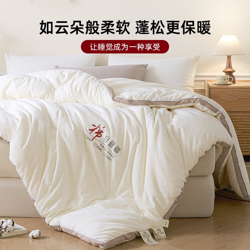 2025新款被子冬被新疆棉花被子被芯四季通用单双人棉絮加厚保暖褥,淘宝优惠券,粉丝福利购,淘宝优惠卷