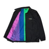 SSUR Plus Spoof Rainbow Series Rainbow Coach Jacket Мужская и женская куртка American Tide Brand осень и зима