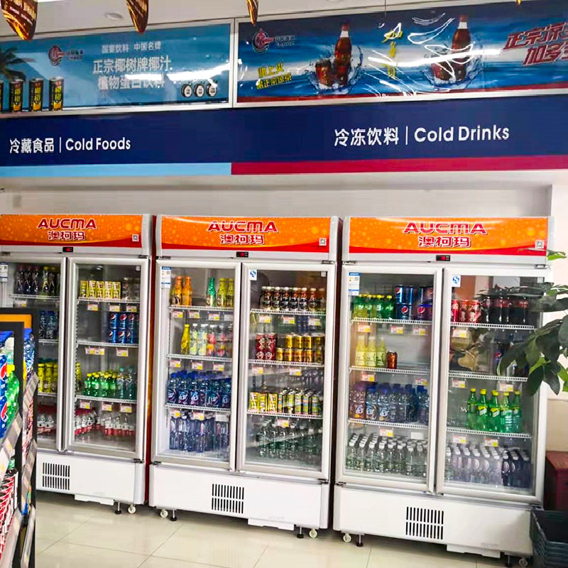 aucma /澳柯玛sc-609饮料大冰柜 澳柯玛盛逸冷柜