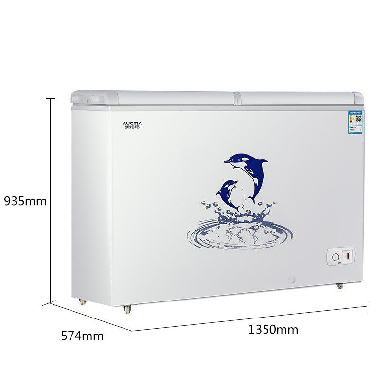 澳柯玛bcd-308vne卧式商用冷冻柜 澳柯玛盛逸冷柜