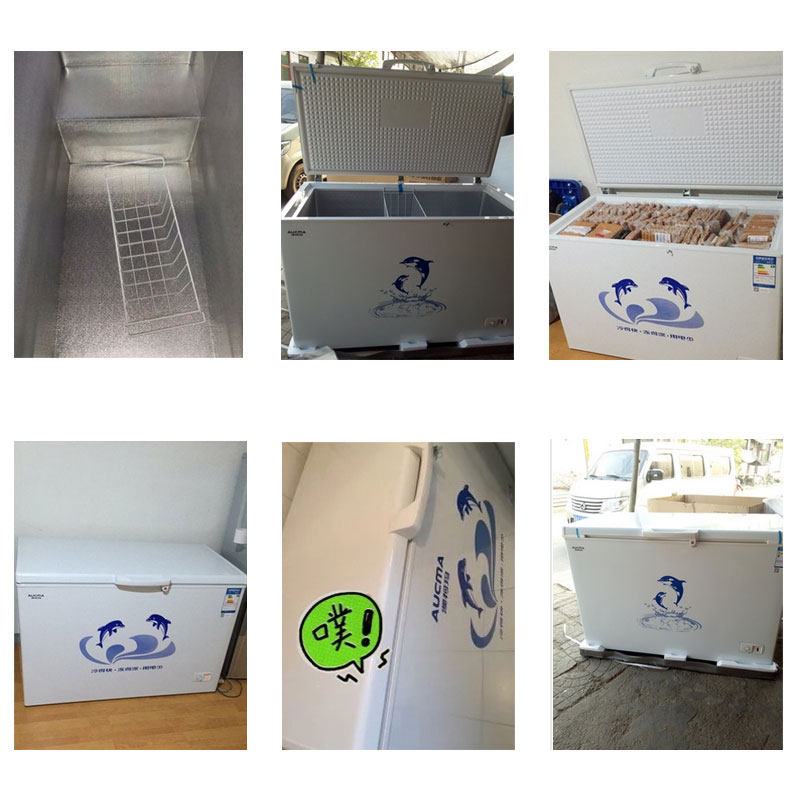 澳柯玛bc / bd-390sh单温卧式冰柜 澳柯玛盛逸冷柜