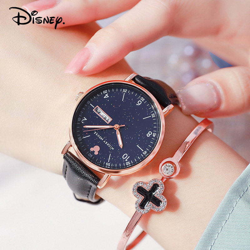 迪士尼女款2021年新款机械电子表 搜酷手表国产腕表