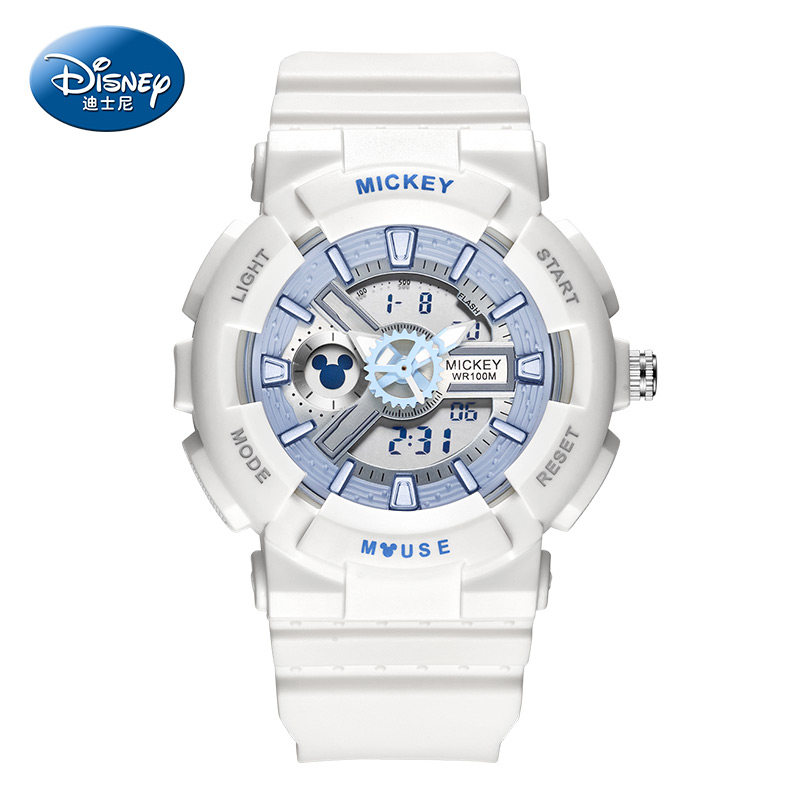 迪士尼联名手表女学生限量运动防水 搜酷手表国产腕表