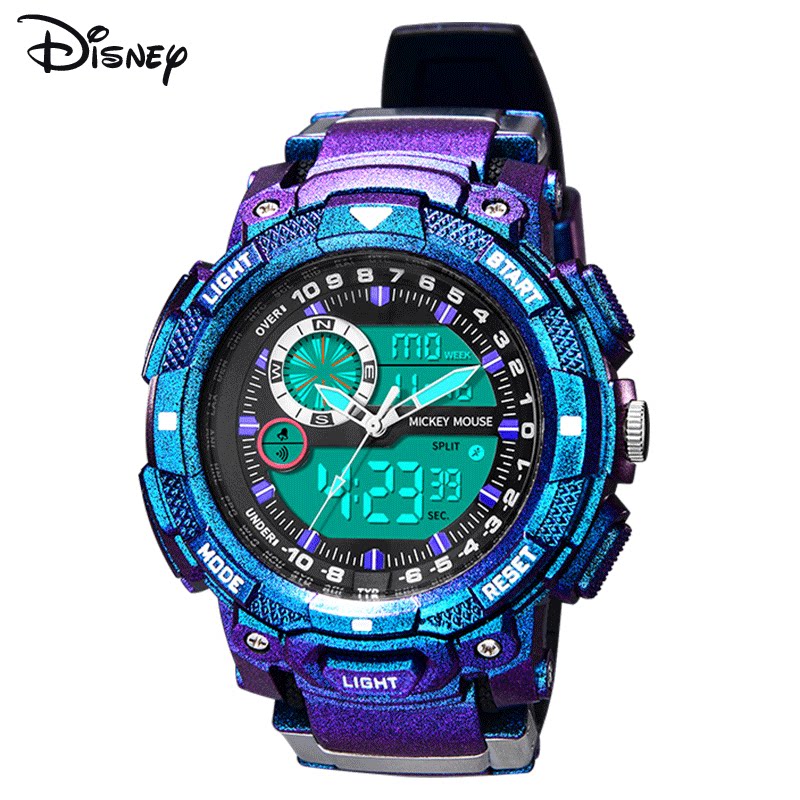 迪士尼儿童电子男款青少年电子表 搜酷手表国产腕表