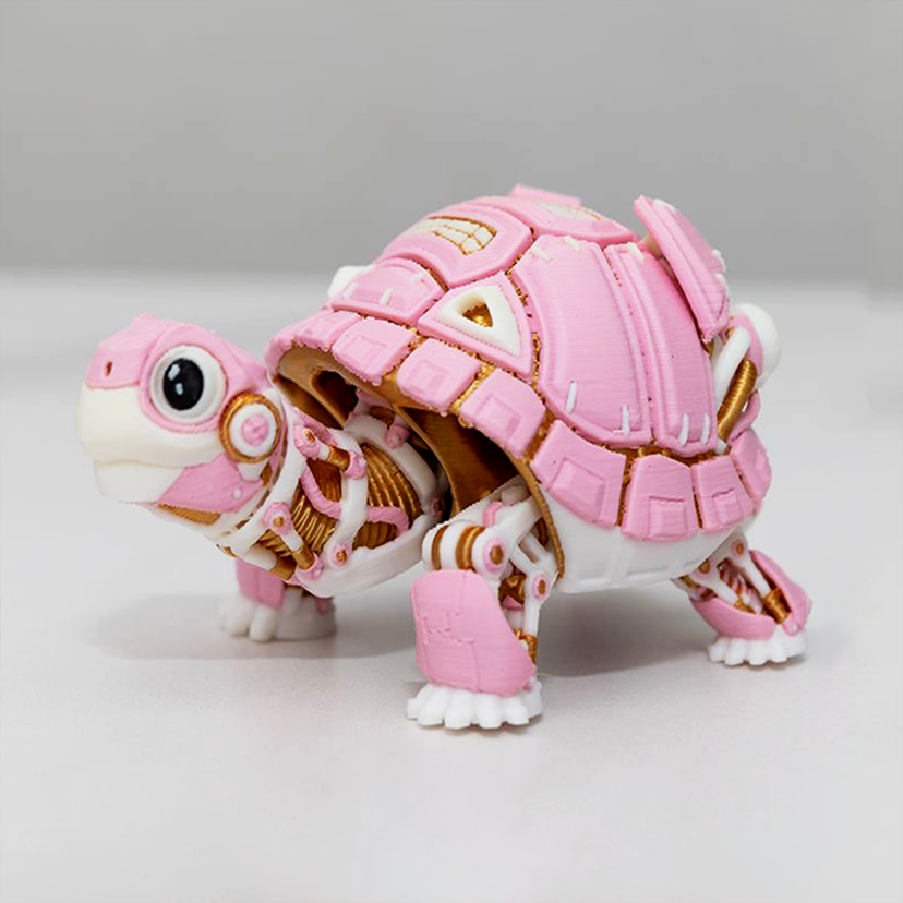 3D打印赛博朋克机械乌龟螃蟹食人鱼玩具关节可动解压玩具儿童摆件,淘宝优惠券,粉丝福利购,淘宝优惠卷