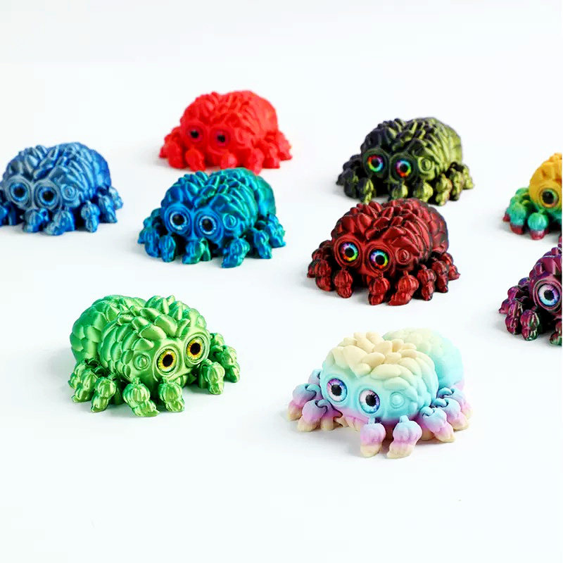 3d打印蜘蛛卢卡斯关节可活动收缩可爱蜘蛛男孩女孩模型玩具摆件,淘宝优惠券,粉丝福利购,淘宝优惠卷