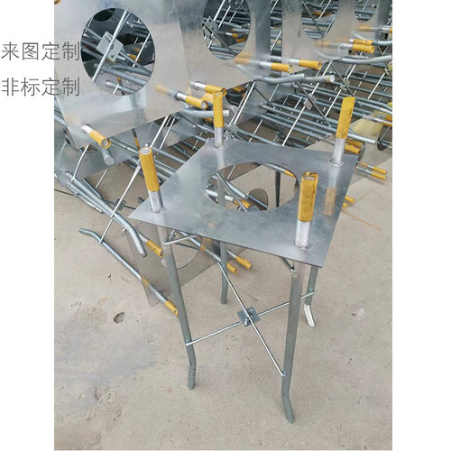 镀锌不锈钢地笼六角杆预埋件道路监控基础路灯监控立杆地笼基础 - 图0