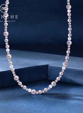 满天星珍珠项链项圈高级感颈链女