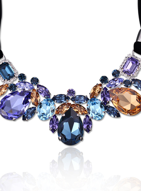 布兰琪奥地利水晶项链女宴会结婚