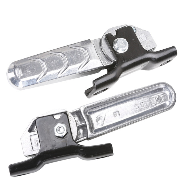 ເຫມາະສໍາລັບລົດໄຟຟ້າ Emma Emma N300 Mai M modified rear pedals modified folding rebound retractable aluminium pedals