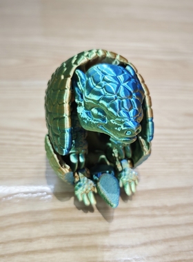 可动穿山甲玩偶模型儿童礼物3D