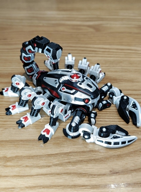 3D赛博朋克毒蝎机甲桌面摆件