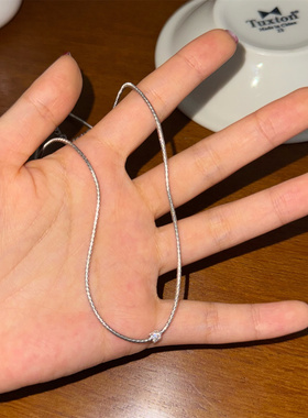 minicyberS925纯银转运珠项链款