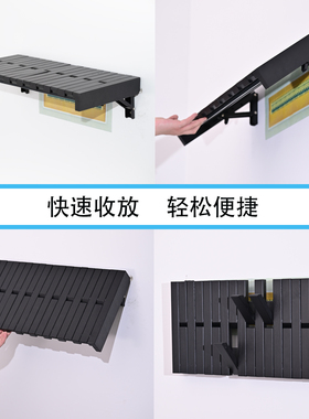 实木电表箱盖遮挡钢琴键挂衣架