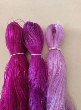 DIY包邮按斤儿时手工塑料编织饰品材料绳水晶胶管彩色实 玻璃丝线