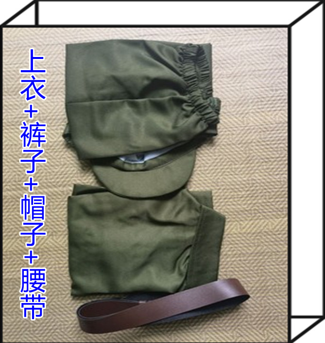 儿童士兵演出服反派角色小兵长官扮演服装王二小雨来情景剧表演服 - 图3