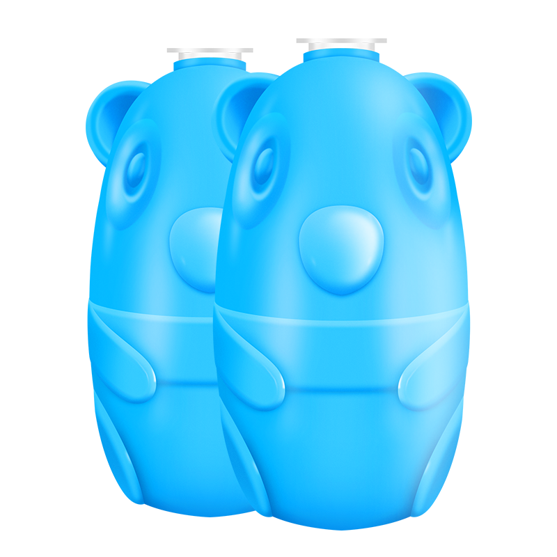 蓝泡泡去异味小熊香味卫生间马桶 雷灵家居马桶清洁剂/洁厕剂