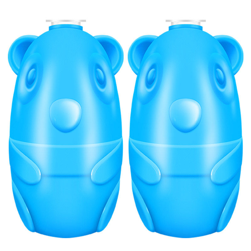 马桶去异味小熊家用厕所除垢蓝泡泡 雷灵家居马桶清洁剂/洁厕剂