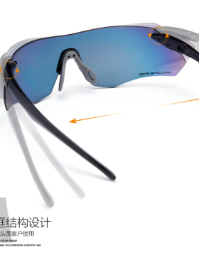 儿童护目镜骑行跑步速滑运动墨镜