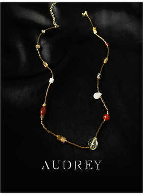 轻奢太阳花新中式高级感复古串珠