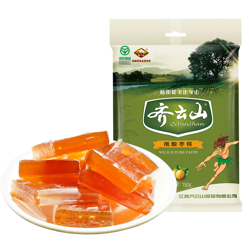 齐云山南酸枣糕300g袋装蜜饯果干酸甜小吃儿童休闲零食品江西特产-图0