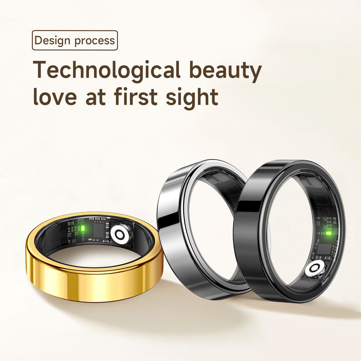 Best selling multifunctional smart ring, photo taking, 6.8mm heart rate, blood oxygen, wearable sleep detection, health bluetooth