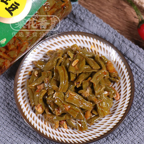 菜花香脆口豇豆280g四川老坛酸豆角下饭菜开胃菜泡青菜佐餐小咸菜 - 图1