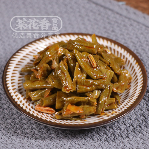 菜花香脆口豇豆280g四川老坛酸豆角下饭菜开胃菜泡青菜佐餐小咸菜 - 图0
