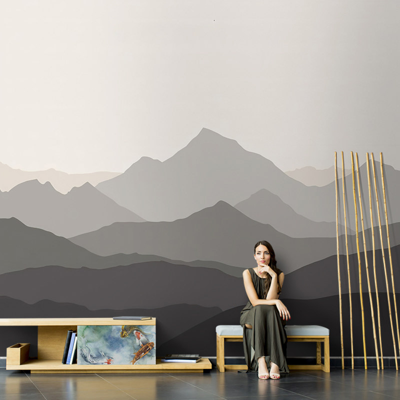 定制壁纸水墨画 新人首单立减十元 21年7月 淘宝海外