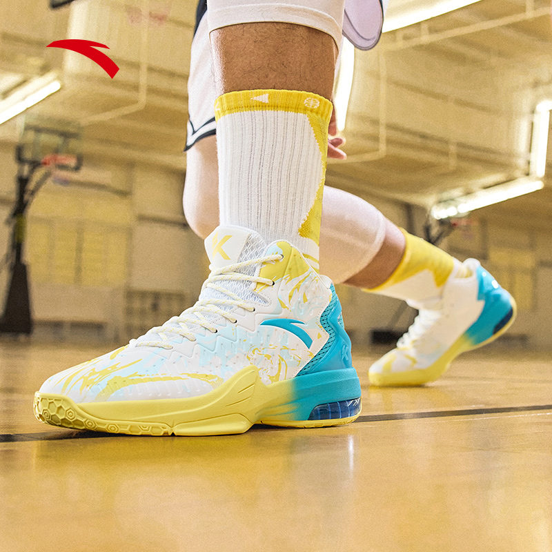 安踏篮球鞋男鞋KT3球鞋专业气垫鞋子实战水泥地耐磨男款运动鞋男 - 图0