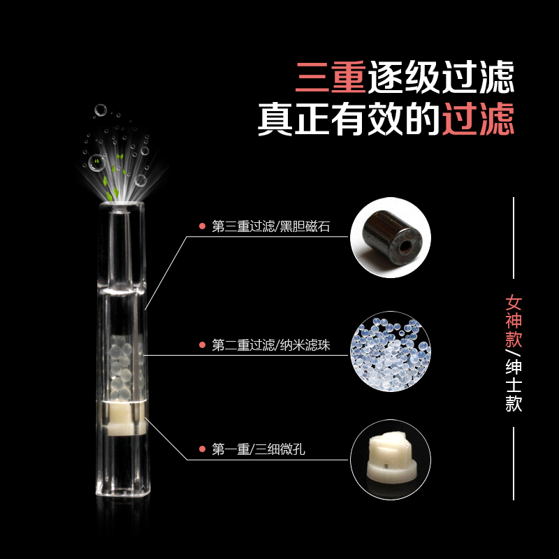 名爵烟嘴过滤器香烟细支烟过滤嘴烟嘴一次性吸烟专用细烟粗支包邮-图0