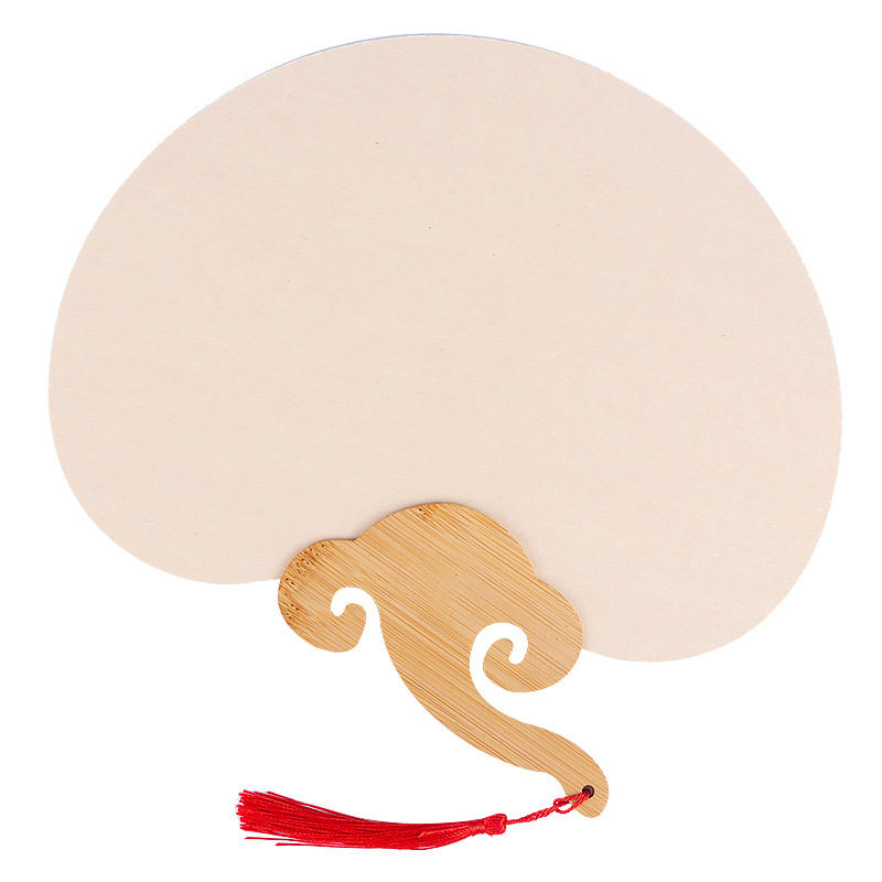 双面加厚宣纸空白团扇宫扇手绘画国画水彩画毛笔字DIY儿童扇面,淘宝优惠券,粉丝福利购,淘宝优惠卷