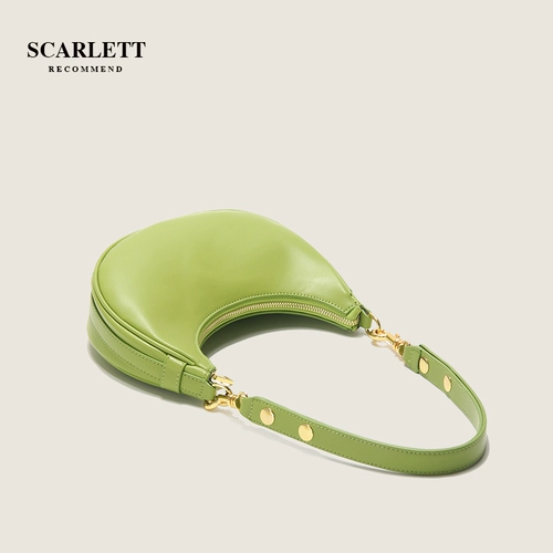 Белая ретро сумка подмышку, весенняя сумка на одно плечо