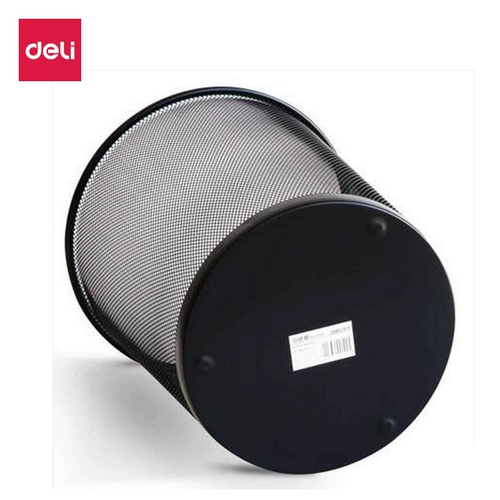 Deli Metal Mesh Cleansing Barrel 9190 Офисная бумага Корзина Номер домашние банки домашнее мусорное ведро