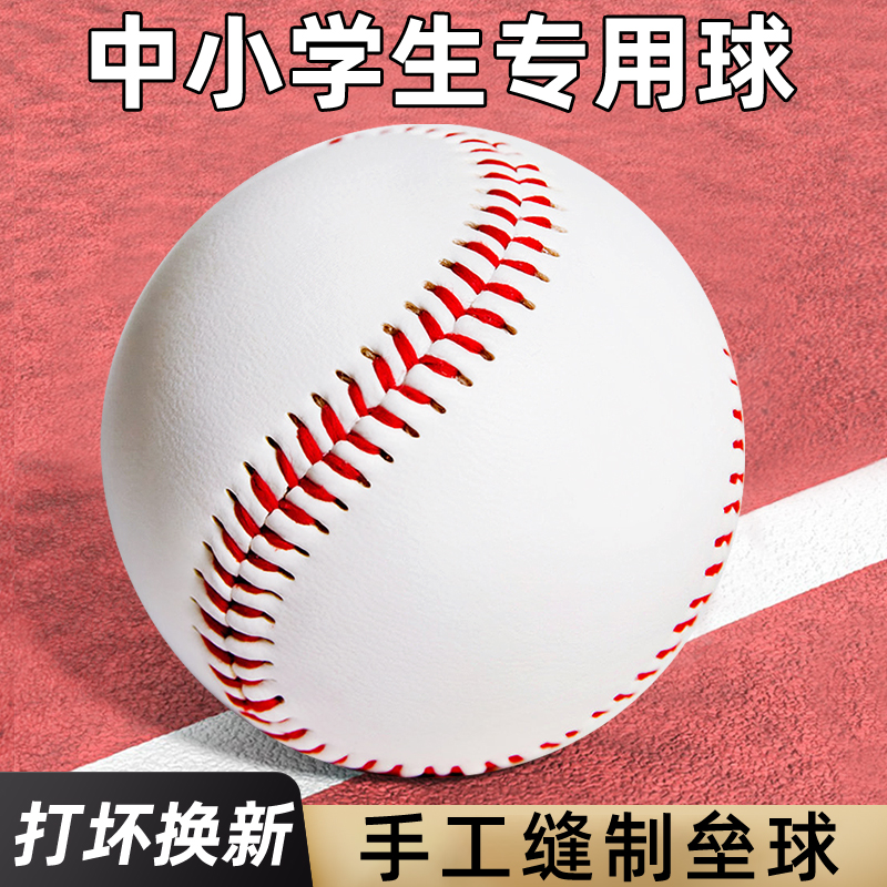 垒球小学生专用软硬式儿童棒球10寸9号中考比赛单人专业训练球类 - 图0