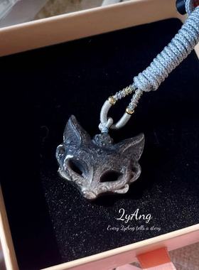 澜山能量银曜石项链喜水