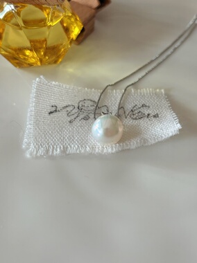 NGTC珍珠师甄选 戴妃天然淡水正圆强光珍珠项链女百搭轻奢礼物