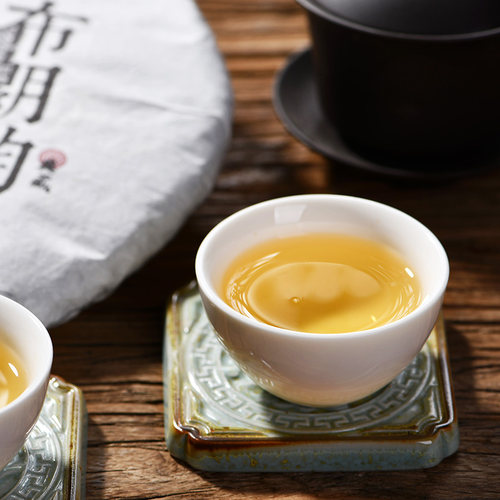 兰之元云南普洱茶生茶饼布朗韵古树茶357g饼茶2019年布朗山古树茶 - 图1