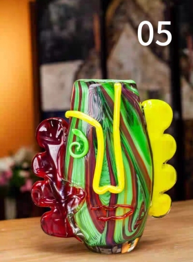 穆拉诺琉璃毕加索人脸