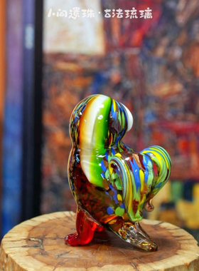 人间遗珠跳踢踏舞的猫头鹰摆件