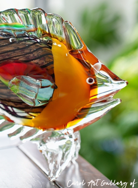 卡罗尔·人间遗珠子非鱼琉璃摆件