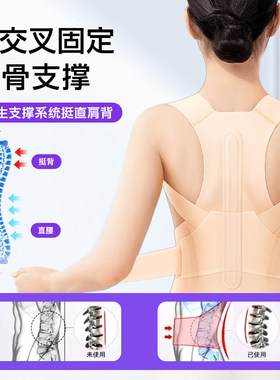 日本女士隐形驼背开肩矫姿带