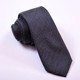 European and American Wool Blended Business Style Groom’s Gray Tie