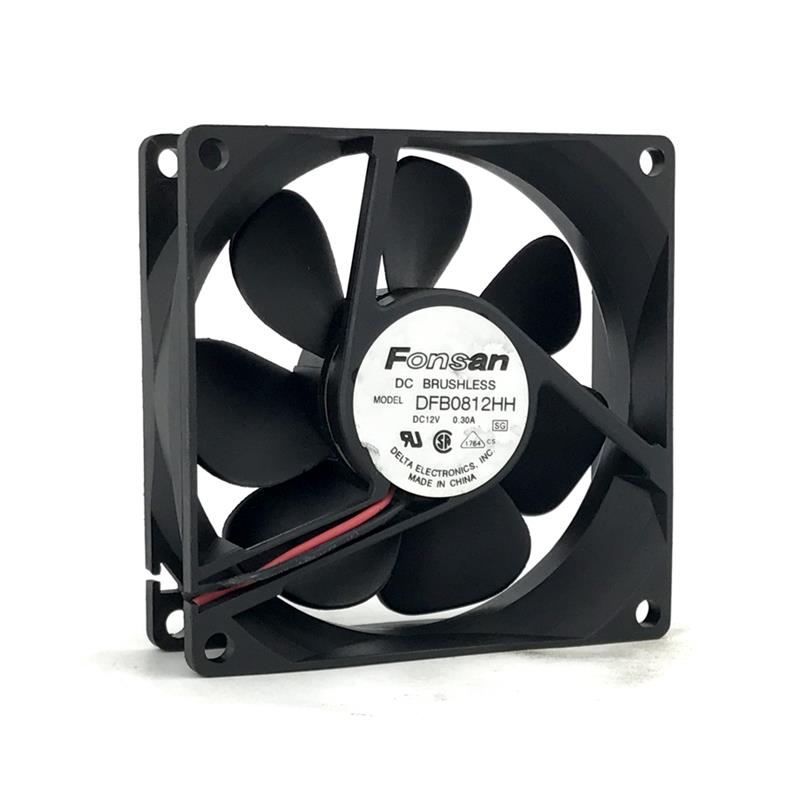 Fonsan 8CM fan 8025 12v 0.30A silent chassis DFB0812HH cooling fan