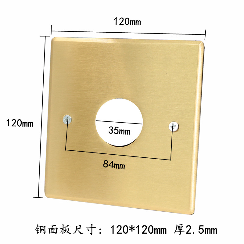 上海四通地插座不锈钢盖板空白板防水加厚盲盖板4S店耐压填洞地插 - 图1
