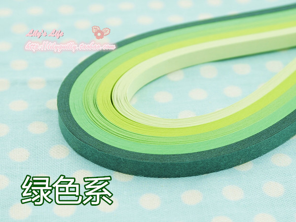 衍纸手工儿童35色彩纸衍纸条套装材料5310mm进口渐变色系送工具 - 图2